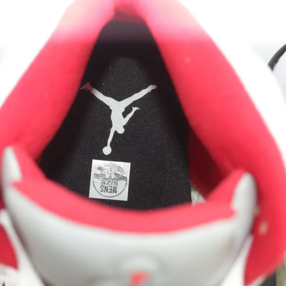 Air Jordan 5 Retro Mens White Fire Red Sneaker Size 10 Black 2013 Shoes With Box